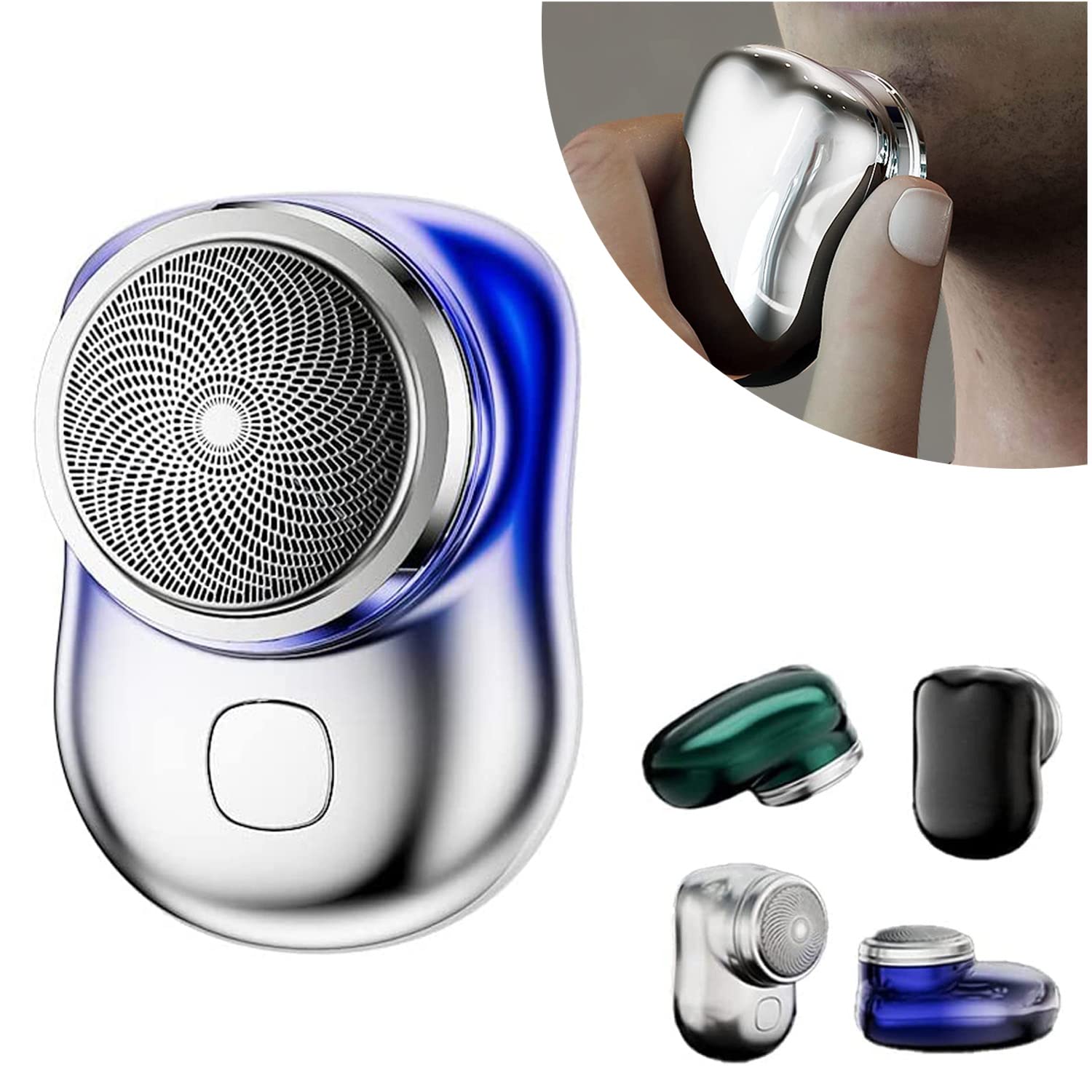 Rechargeable Mini Electric Shaver Multicolour