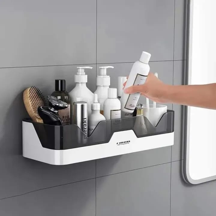 3 Pis Wall Mounted Bathroom Shelf