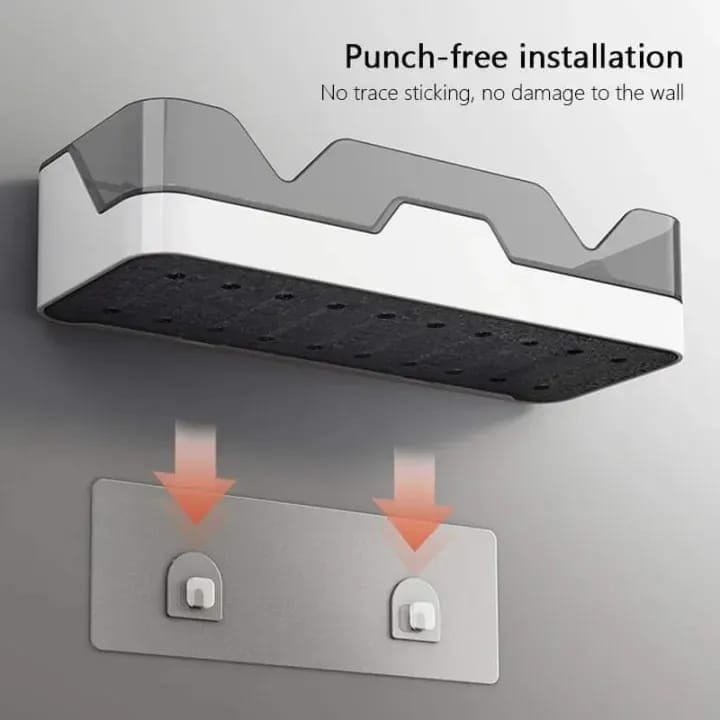 3 Pis Wall Mounted Bathroom Shelf