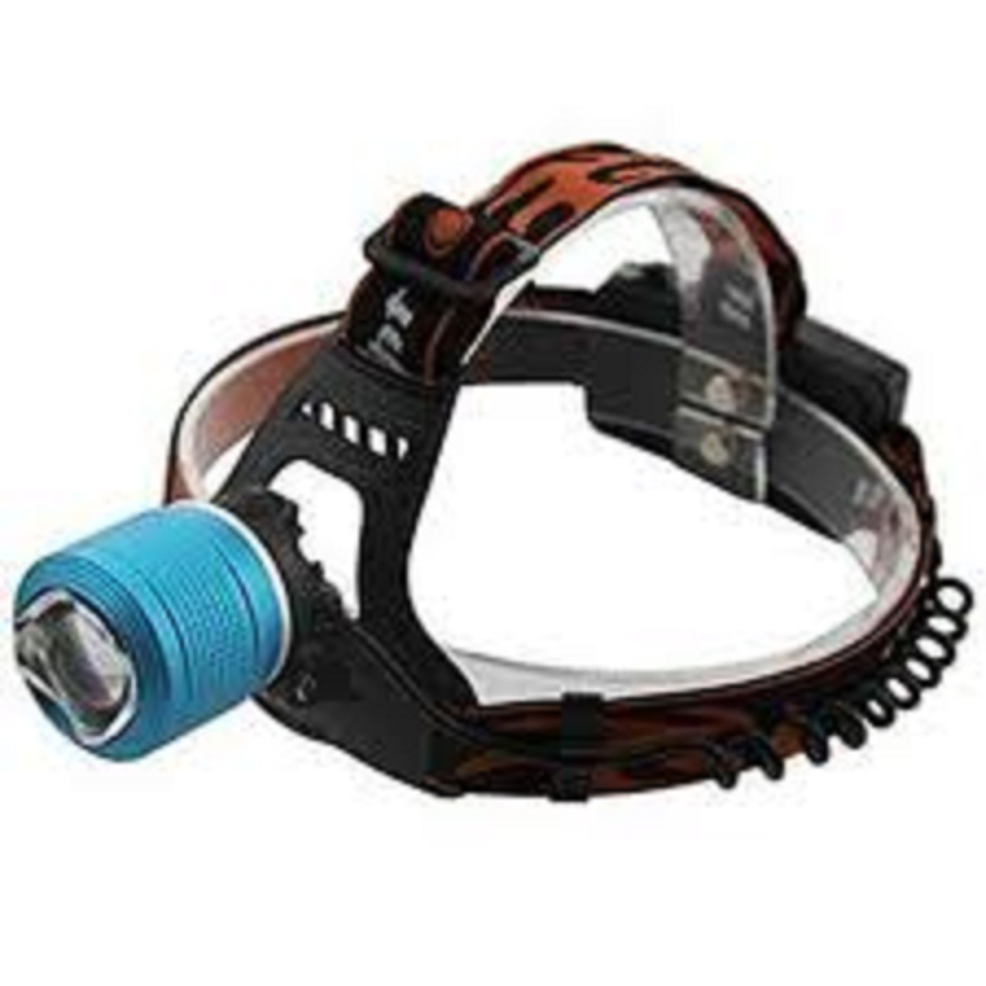 Rechargeable Led Headlight Dual Light Zoom Headlamp ( Multicolor )