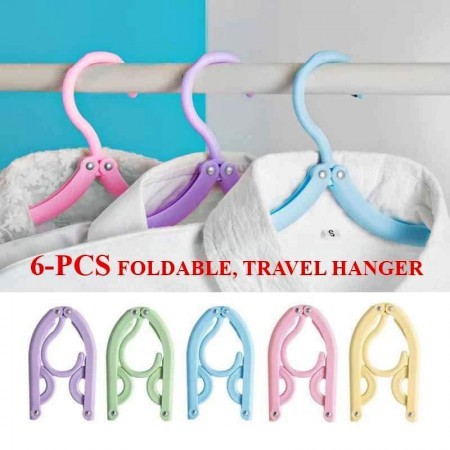 Smart Foldable Clothes Hanger (6 pcs)
