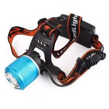 Rechargeable Led Headlight Dual Light Zoom Headlamp ( Multicolor )